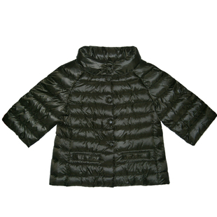 轻薄羽绒服女中老年中袖半袖七分袖短袖鸭绒羽绒外套