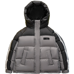 雅鹿亲子装儿童加厚羽绒服短款男童女童2025新款保暖大童冬季外套