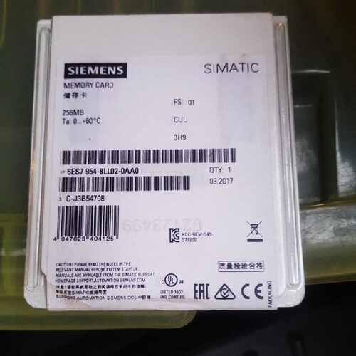 议价正品S7-1200 西门子PLC 256M存储卡 6ES7954 6ES7 954-8LL02-