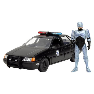 JadaToys 1:24 机械战警 1986 福特 Tarus 合金收藏车模 生日礼物