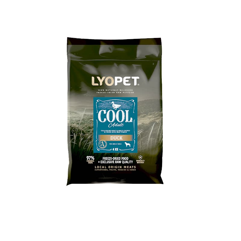 捷克永恒YOLO天然无谷高肉量低温冷压鲜肉冷鲜狗粮LYOPET