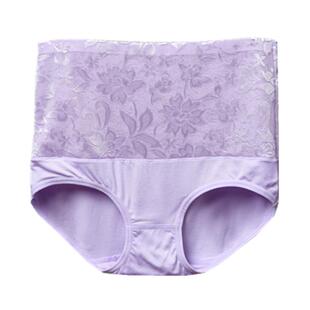 4条内裤女超大码胖mm纯棉200斤女加肥加大高腰收复秋冬中老年妈妈