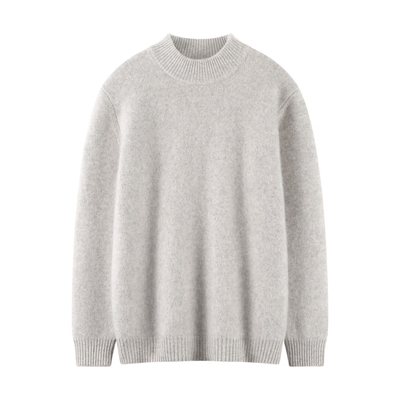 【重磅加厚】男士100%纯山羊绒衫