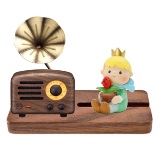 猫王妙播 MW-2小王子胡桃木FM收音机实木复古蓝牙小音箱官翻礼盒