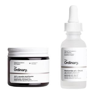 TheOrdinary100%VC维C粉烟酰胺精华液面部身体美/白去黄提亮套