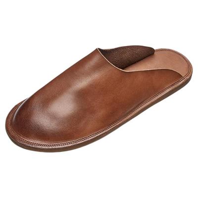 牛皮爆款男凉拖鞋真皮皮鞋