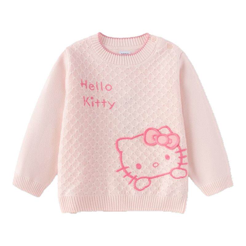 【hellokittyIP商场同款】巴拉巴拉女童毛衣宝宝针织衫秋冬款童装
