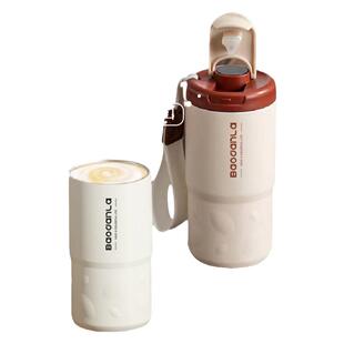 刻字保温水杯子咖啡男女士学生高颜值便携随行杯嘬饮水杯