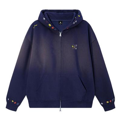 MANYSTON美式连帽拉链卫衣男春秋