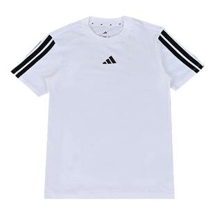 Adidas阿迪达斯新款儿童装男大童休闲短袖运动百搭宽松T恤JD6488