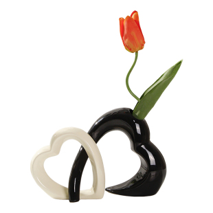 高级感奶油软装电视柜办公餐桌陶瓷花瓶布置拍照摄影道具装饰摆件