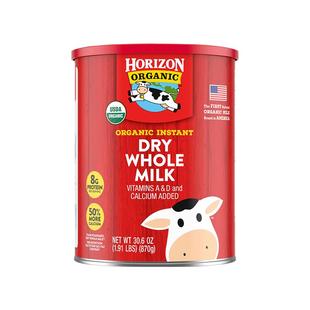 【香菇来了】Horizon美国有机全脂高钙中老年奶粉870g