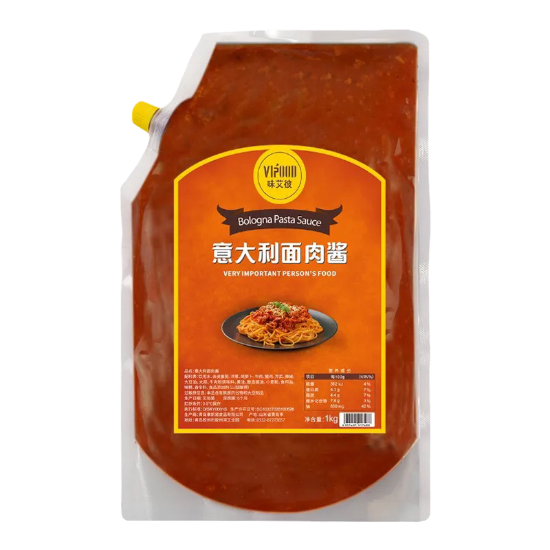 VIPOOD意大利面酱意面酱口味正宗