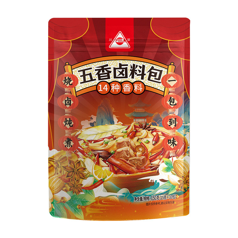 川珍五香卤料包卤肉卤猪蹄牛肉卤水香料炖肉家用卤味调料卤菜香料