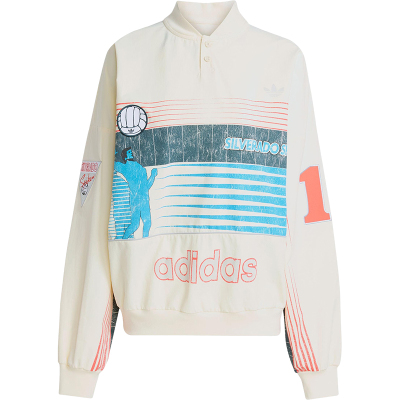 Adidas/阿迪达斯正品三叶草女士运动宽松套头衫卫衣JW0148