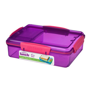 Sistema 新西兰进口沙拉餐盒 加大餐盒带餐具 食品盒保鲜盒便当盒