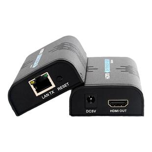 朗强LKV373A高清HDMI延长器转rj45单网络线传输信号放大中继器USB鼠标键盘KVM延伸器1080p接交换机一对多