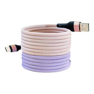 磁吸收纳100w超级快充双typec头TC转lightning数据线适用华为苹果pd20w贴贴充电线iPhone15/16手机tpyec冲电