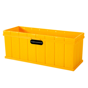 多肉专用长方形塑料花盆家用阳台窄边长条花箱自吸水懒人树脂盆