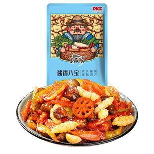 酱八宝咸菜酱香风味酱八宝菜什锦菜萝卜黄瓜酱菜下饭菜早餐豆角