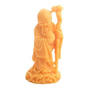 孔明糖艺盐雕寿星磨具铂金级硅胶翻糖工具3D冰雕模弥勒佛财神模具