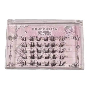 我去！睫毛上的碎钻也太有小心机了吧！白开水假睫毛满天星白玉兰