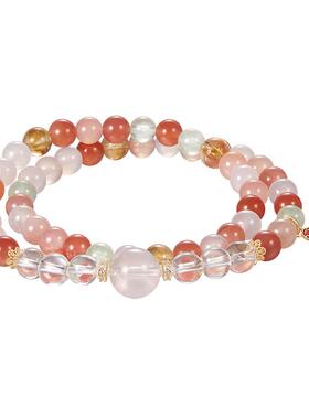 zeroline锦鲤渐变玛瑙手串女纯银