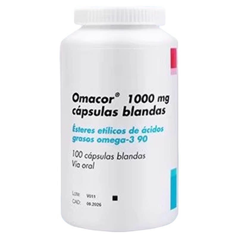 进口欧玛可Omacor3高纯浓度深海鱼油成人DHA欧米茄3EPA脂肪酸胶囊