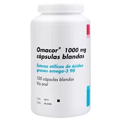 德国欧玛可Omacor3高纯浓度深海鱼油成人DHA欧米茄3EPA脂肪酸胶囊
