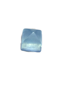 天然海蓝宝糖塔8mm方形金字塔