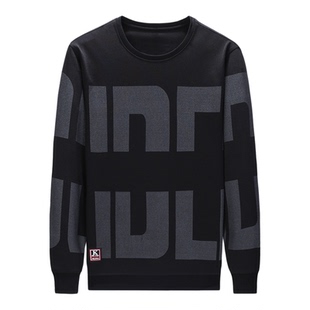 皮尔卡丹正品高端男士长袖t恤加绒高端卫衣秋冬装上衣打底小衫潮T