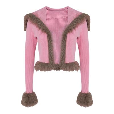 纯欲氛围感针织衫上衣修身外套