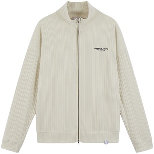 珍妮宇航局 2025秋季新款宽松舒适针织开衫外套女小个子拉链上衣