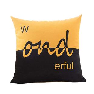 创意北欧时尚简约黑白男抱枕超柔沙发办公室靠枕汽车靠垫腰枕定制