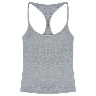 WellD 天丝凉感细肩带工字蝴蝶背心（含胸垫）可拆卸吊带