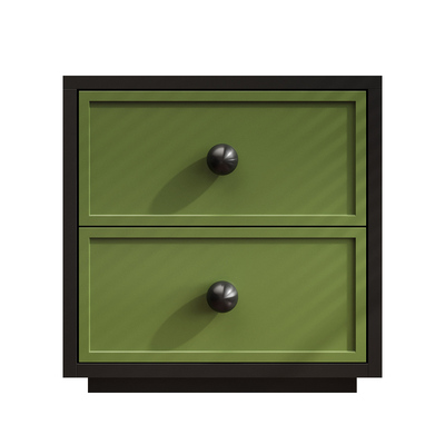 盛耐金属复古风儿童铁艺床头柜