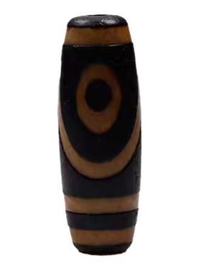 两眼天珠散珠黑白玛瑙玉髓火供珠西藏吊坠挂件手链项链隔珠文玩珠