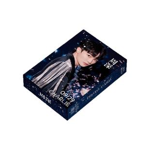 周深周边小卡55张镭射自印三寸卡片非官方双闪吧唧LOMO卡明信片