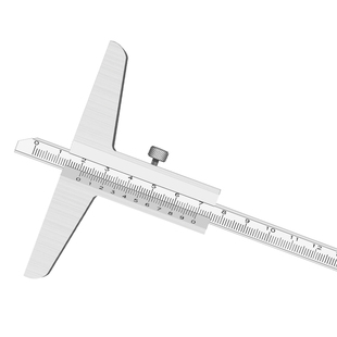 上海恒量游标深度尺高碳钢整体0-150 0-200 0-300mm0.02深度测量