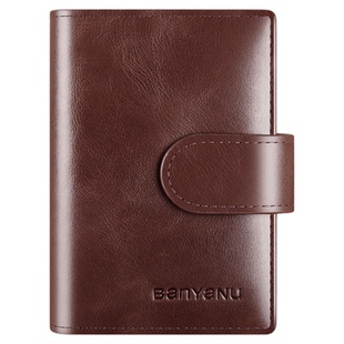 卡包男款真皮2025新款驾驶证件位银行卡套大容量多卡位防消磁卡夹