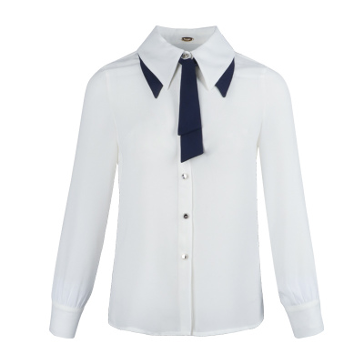 秋冬长袖白衬衫女气质薄款职业装