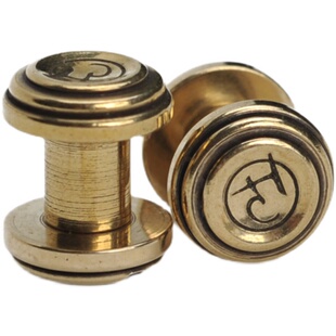 吾匠FC风尘3代螺丝三代黄铜皮带腰带螺丝工字钉10X6 6代 伴侣金属