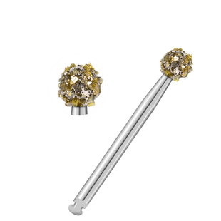 牙科用去肉芽球钻金刚砂种植去软组织钻口腔窝沟牙槽磨骨球钻车针