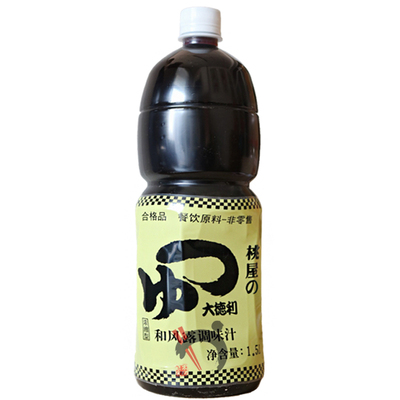 桃屋1.5L瓶装大德利和风露