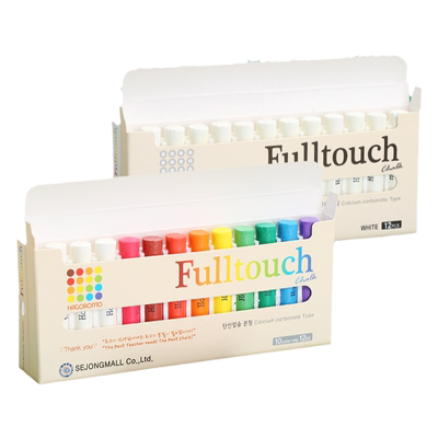 羽衣粉笔无毒白色彩色无尘12支装