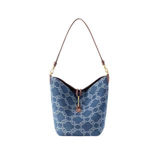 万里马锦囊水桶包女菜篮子手提单肩斜挎大容量腋下通勤托特包