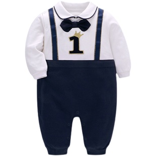 婴儿哥哥妹妹兄妹装秋季龙凤胎衣服男宝宝送礼哈衣双胞胎周岁礼服