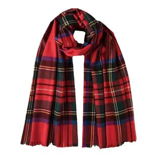 Johnstons of Elgin秋冬羊绒经典格纹披肩围巾男女礼盒 高级定制