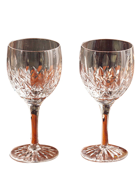 创意复古欧式风英国水晶高脚杯