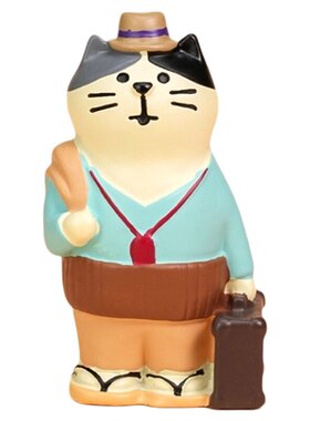 ＜去旅行猫＞工位幸福感好物摆件